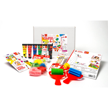 Artikelbild 5 für Marabu Little Artist Starter Box KiDS Bastelfarben-Set farbsortiert, 6 St., Artikelnummer 130787