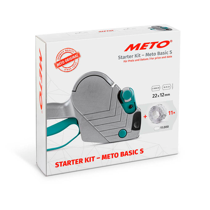 Artikelbild 8 für METO Starter Kit Basic S 822 Preisauszeichner silber, Artikelnummer 250979