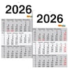 3-Monats-Wandkalender