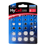 Artikelbild 1 für HyCell Knopfzellen-Set Alkali-Mangan/Lithium 1,5 / 3,0 V, 24 St., Artikelnummer 401998