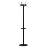 Artikelbild 1 für unilux Kleiderständer Cypres schwarz Metall 24 Haken 34,0 x 170,0 cm, Artikelnummer 499280