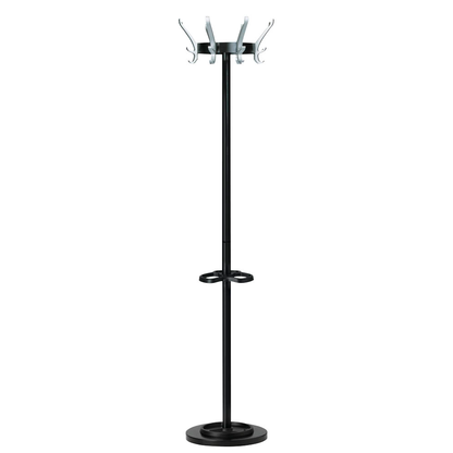 Artikelbild für unilux Kleiderständer Cypres schwarz Metall 24 Haken 34,0 x 170,0 cm, Artikelnummer 499280