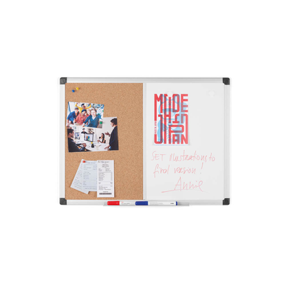 Artikelbild für Bi-Office Whiteboard-Pinnwand MAYA KOMBI 60,0 x 45,0 cm Kork braun, Artikelnummer 611244