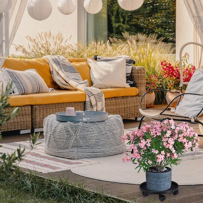 Artikelbild 8 für relaxdays Pflanzenroller Kunststoff, Ø 35,5 cm schwarz rund, 2 St., Artikelnummer 449864