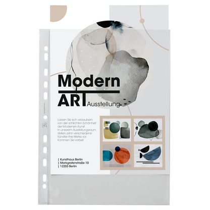 Artikelbild 2 für OXFORD Prospekthüllen DIN A4 glasklar glatt 0,12 mm, 25 St., Artikelnummer 313641