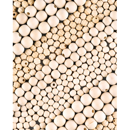 Artikelbild 4 für folia Holzperlen NATURAL naturbraun 2.200 St., Artikelnummer 692693