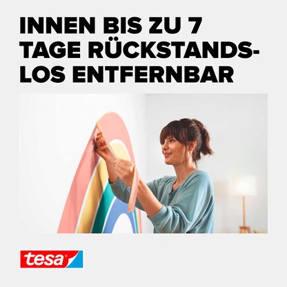 Artikelbild 8 für tesa KURVEN Kreppband beige 25,0 mm x 25,0 m 1 Rolle, Artikelnummer 723959