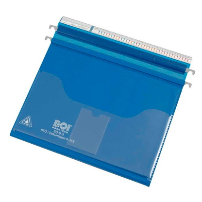 Artikelbild für BOI Patienten-Dokumentations-Hängemappe 2-Ringe blau, 5 St., Artikelnummer 702262