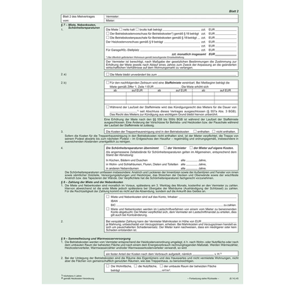 Artikelbild 3 für RNK-Verlag 523 Mietverträge für Wohnungen, 25 St., Artikelnummer 643837