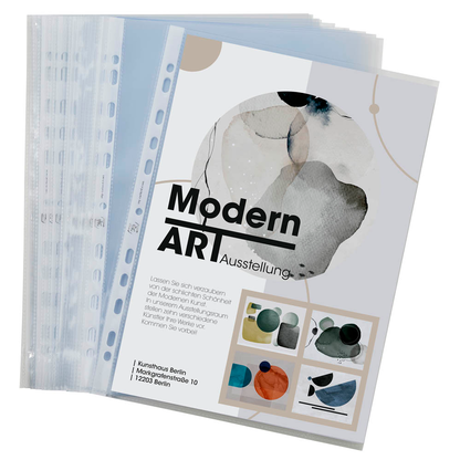 Artikelbild für OXFORD Prospekthüllen DIN A4 glasklar glatt 0,12 mm, 25 St., Artikelnummer 313641