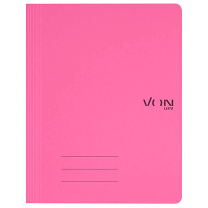 Artikelbild 2 für VON LEITZ Schnellhefter Karton fuchsia DIN A4, 1 St., Artikelnummer 669576