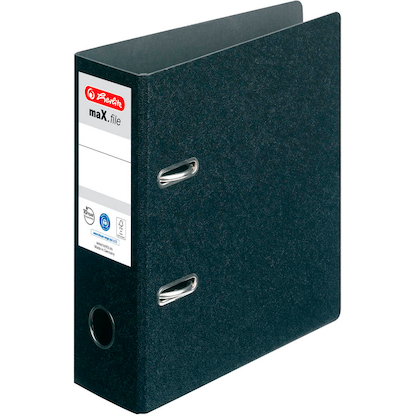 Artikelbild für herlitz maX.file Ordner schwarz Karton 7,5 cm DIN A5 hoch, 1 St., Artikelnummer 682342