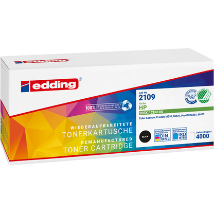 Artikelbild 2 für edding EDD-2109 schwarz Toner kompatibel zu HP 305X (CE410X), Artikelnummer 284378