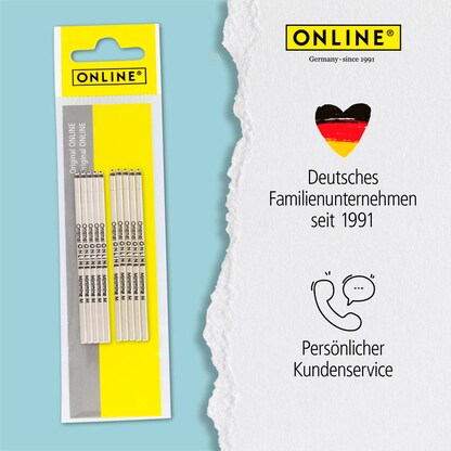 Artikelbild 5 für ONLINE® D1 Kugelschreiberminen M schwarz, 10 St., Artikelnummer 283913