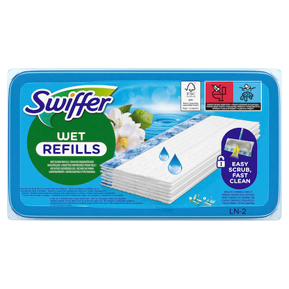 Artikelbild für Swiffer WET REFILLS Feuchte Bodentücher Mikrofaser, 24 St., Artikelnummer 527139