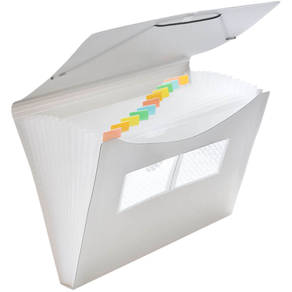 Artikelbild für FolderSys Fächermappe 12 Fächer transparent, 1 St., Artikelnummer 824847