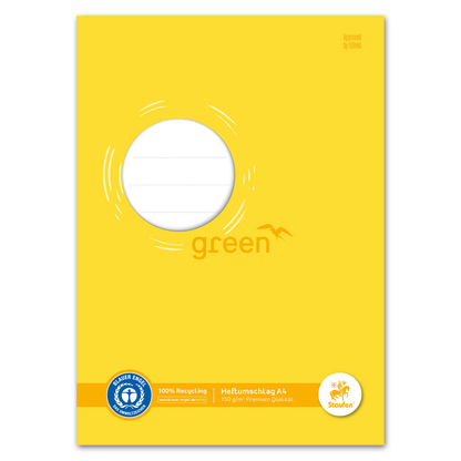 Artikelbild für Staufen® Heftumschlag green gelb Papier DIN A4, Artikelnummer 537512