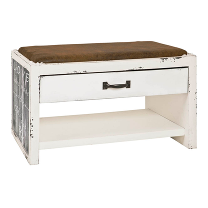 Artikelbild für HAKU Möbel Schuhbank 30906 vintage Holz 72,0 cm, Artikelnummer 558381