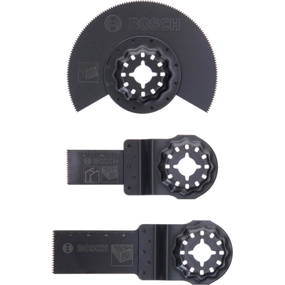 Artikelbild für BOSCH Starlock Starter-Set „Wood“ Tauchsägeblätter-Set 3-teilig, 1 Set, Artikelnummer 208339