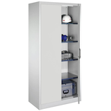 Artikelbild 1 für CP Stahlschrank 08921-00 S10104 lichtgrau 4 Fachböden 93,0 x 50,0 x 195,0 cm, aufgebaut, 1 St., Artikelnummer 415479