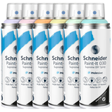 Artikelbild 1 für Schneider Paint-It 030 Supreme DIY Acrylspray Sprühfarbe farbsortiert, 6 St., Artikelnummer 492407