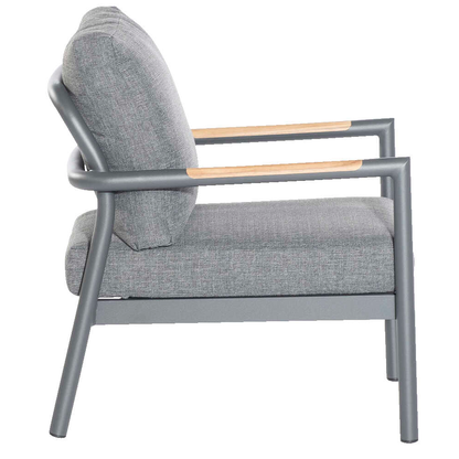 Artikelbild 5 für SonnenPartner® Loungegruppe Diamond grau, anthrazit Metall, Artikelnummer 790756