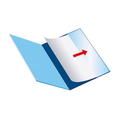 Artikelbild 6 für DURABLE Personalhefter Kunststoff blau DIN A4 5x kaufmännische Heftung, 5 St., Artikelnummer 933739