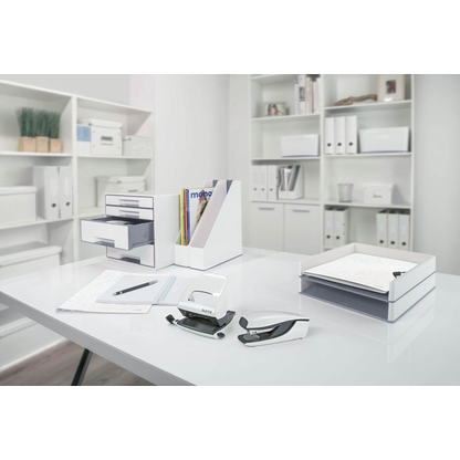 Artikelbild 4 für LEITZ Briefablage WOW Duo Colour perlweiß/grau DIN A4, 1 St., Artikelnummer 313484