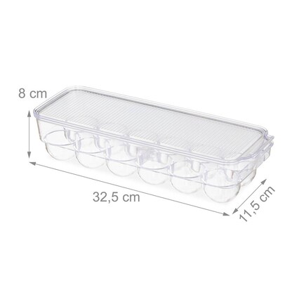 Artikelbild 5 für relaxdays Eierbox transparent, 1 St., Artikelnummer 445971