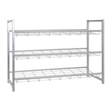 Artikelbild 1 für HAKU Möbel Schuhregal silber 80,0 x 30,0 x 60,0 cm, 1 St., Artikelnummer 558707