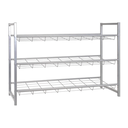 Artikelbild für HAKU Möbel Schuhregal silber 80,0 x 30,0 x 60,0 cm, 1 St., Artikelnummer 558707