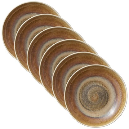 Artikelbild für HEART & SOUL Suppenteller Perfect Match Cumin hellbraun Ø 28,0 cm, 6 St., Artikelnummer 108328