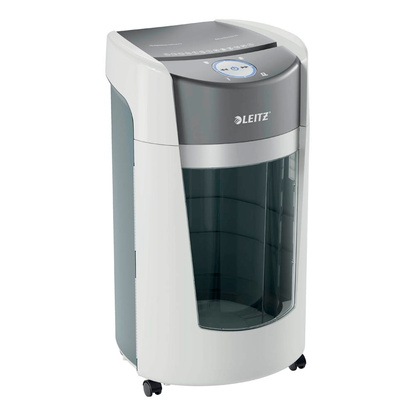 Artikelbild 10 für LEITZ IQ OptiMax Office 550 Aktenvernichter mit Partikelschnitt P-5, 2 x 15 mm, bis 10 Blatt, weiß, Artikelnummer 390167