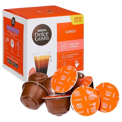 Artikelbild für NESCAFÉ DOLCE GUSTO® LUNGO Kaffeekapseln, Arabicabohnen 16 Stück, Artikelnummer 383727