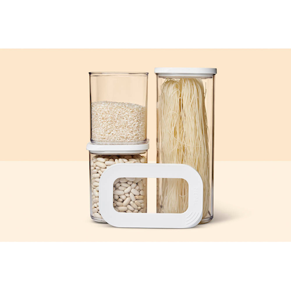 Artikelbild 3 für MEPAL Vorratsdosen-Set Modula weiß, 1 Set, Artikelnummer 434763