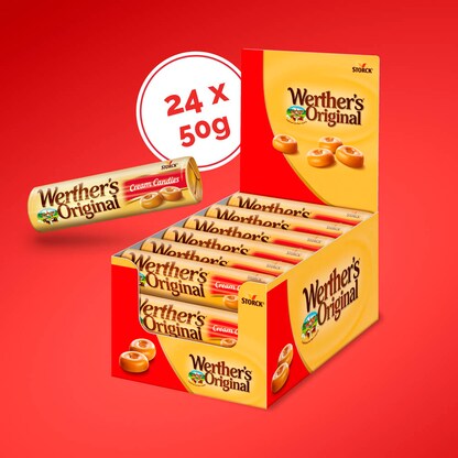 Artikelbild 2 für Werther’s® Original Stick Pack Bonbons 24x 50,0 g, Artikelnummer 663009