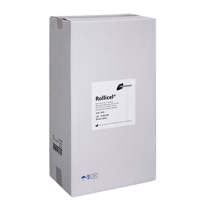 Artikelbild 4 für Meditrade® Ärztekrepp ROLLICEL® 1-lagig weiß 59,0 cm x 50,0 m, 6 Rollen, Artikelnummer 566089