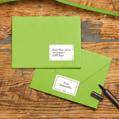 Artikelbild 3 für AVERY Zweckform Aufkleber Rahmen, gold, 8 Etiketten, Artikelnummer 723709