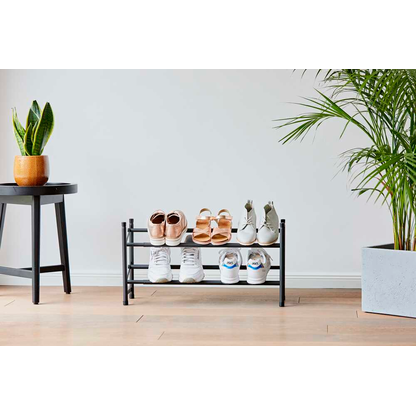 Artikelbild 4 für LOVE !T STORE !T Teleskop-Schuhregal LOFT schwarz 62,0 - 116,0 x 23,0 x 36,0 cm, 1 St., Artikelnummer 740489