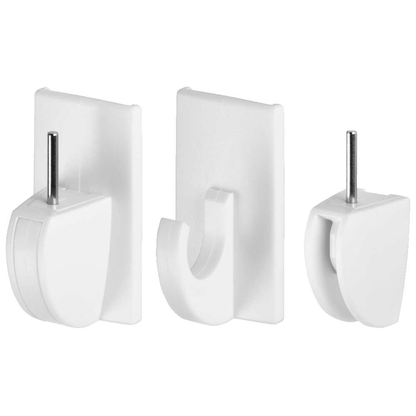 Artikelbild 2 für tesa Gardine Klebehaken für max. 1,0 kg, 1,4 x 3,4 cm, 4 St., Artikelnummer 738619