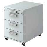 Artikelbild 1 für HAMMERBACHER Akandia Rollcontainer lichtgrau 4 Auszüge 42,8 x 58,0 x 59,0 cm, Artikelnummer 671735