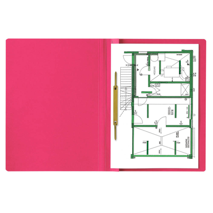 Artikelbild 2 für Schnellhefter Karton rot DIN A4, 20 St., Artikelnummer 234690