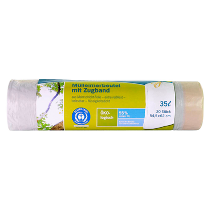 Artikelbild 3 für Secolan® Müllbeutel 35,0 l weiß 28,0 µm, 20 St., Artikelnummer 793224