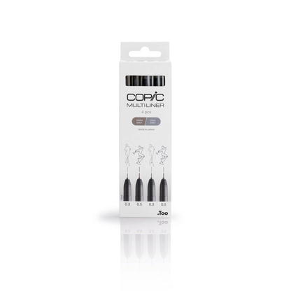 Artikelbild 5 für COPIC® Multiliner Fineliner farbsortiert 0.3 + 0.5 mm, 4 St., Artikelnummer 360943