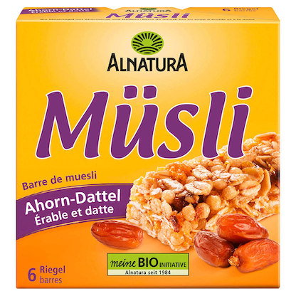 Artikelbild für ALNATURA Bio Müsliriegel Ahorn-Dattel 6 Riegel, Artikelnummer 294486