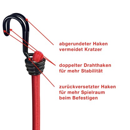 Artikelbild 4 für Master Lock® Gepäckspanner Twin Wire™, 3107EURDAT 4x 60,0 cm / 4x 80,0 cm / 4x 100,0 cm, 12 St., Artikelnummer 792727