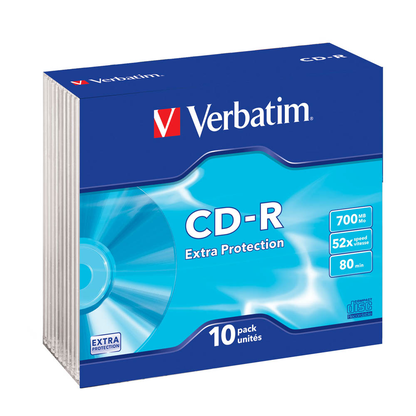 Artikelbild für verbatim CD-R 700 MB, 10 St., Artikelnummer 263386