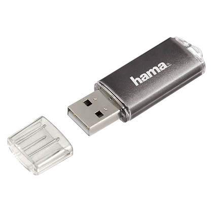 Artikelbild für hama USB-Stick Laeta grau 16 GB, 1 St., Artikelnummer 178044
