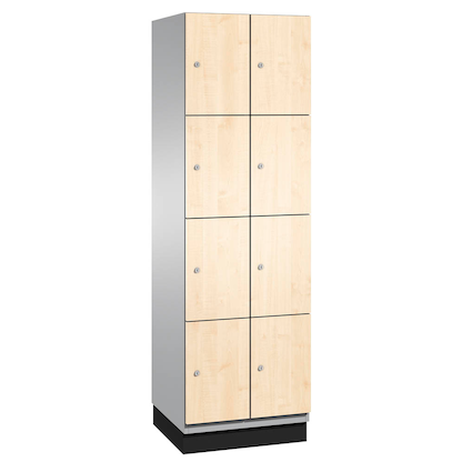 Artikelbild 2 für CP Spind Cambio lichtgrau, birke 45103-20 S10059, 8 Schließfächer 60,0 x 52,5 x 198,0 cm, Artikelnummer 172623