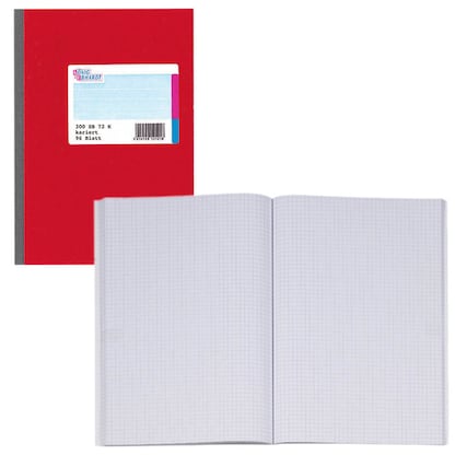 Artikelbild für KÖNIG & EBHARDT Geschäftsbuch DIN A5 kariert, rot Softcover 192 Seiten, 1 St., Artikelnummer 508622